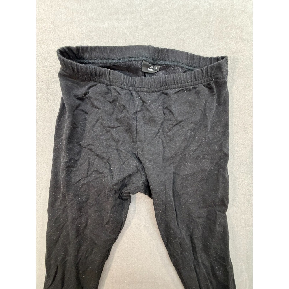 Vintage Lisa Bayne Bamboo Women Pants Black SM Made in USA - Picture 2 of 11